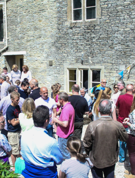 People at a social Community Project event